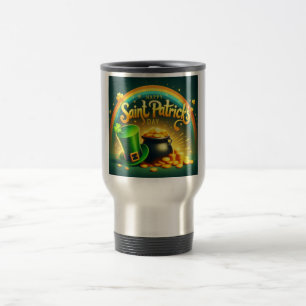 Mug De Voyage Arc-en-ciel coloré Saint Patrick's Day