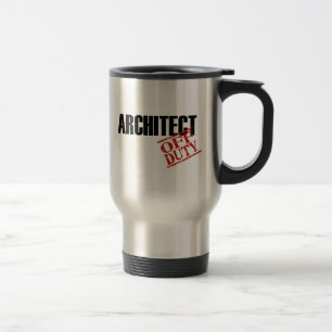 Mug De Voyage Architecte qui n'est pas de service
