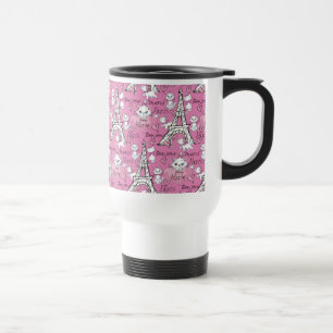 Mug De Voyage Aristocats Marie Paris Motif