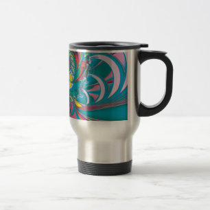 Mug De Voyage Art abstrait papillon d'été