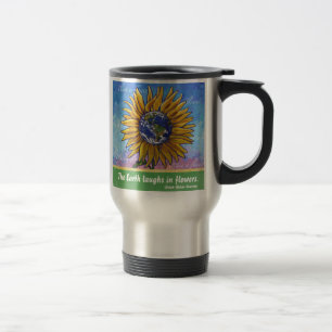 Mug De Voyage Art de la Terre de tournesol