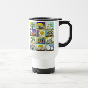 Mug De Voyage Art Judaica 12 tribus d'Israël
