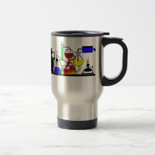 MUG DE VOYAGE ARTICLES DE LABORATOIRE - SCIENTIFIQUE FOU DE