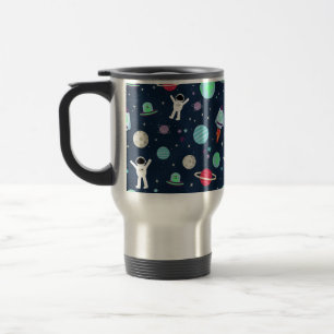 Mug De Voyage Astronautes Planètes Fusées et Aliens