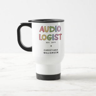 Mug De Voyage Audiologiste personnalisé Audiologie Diplôme Cadea