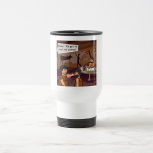 Mug De Voyage Auteur Homme des Cavernes Drôle "Rencontrez L'Aute