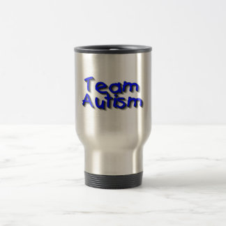 Mug De Voyage Autisme d'équipe (bleu)