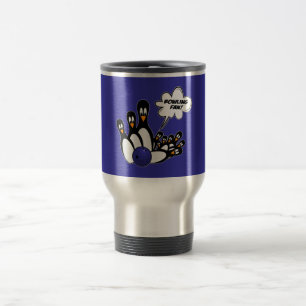 Mug de voyage aux manchots quilles mignons