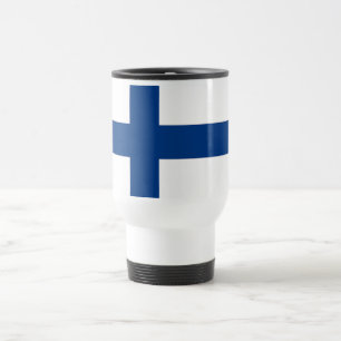Mug de voyage avec Drapeau de Finlande