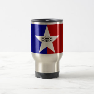 Mug de voyage avec Drapeau de San Antonio, Texas,