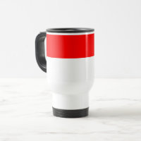 Mug de voyage avec drapeau d'Indonésie