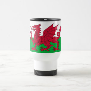 Mug de voyage avec Drapeau du Pays de Galles