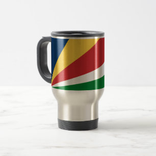 Mug de voyage avec les couleurs des Seychelles Des