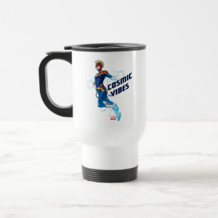 Mug De Voyage Avengers Captain Marvel Blue Cosmic Vibes
