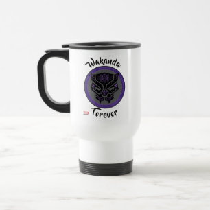Mug De Voyage Avengers Logo Black Panther Paisley