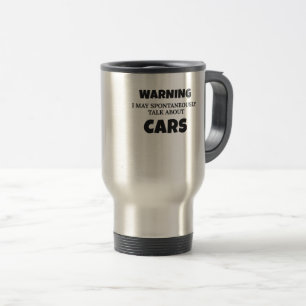 Mug De Voyage Avertissement aux adeptes de voitures sur les voit