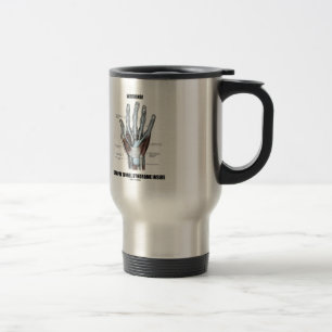 Mug De Voyage Avertissement ! Intérieur de syndrome du canal