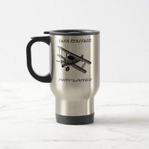 Mug De Voyage Avertissement Peut Parler Spontanément D'Avions