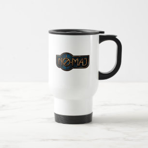Mug De Voyage Badge NO-MAJ™ en or et marbre