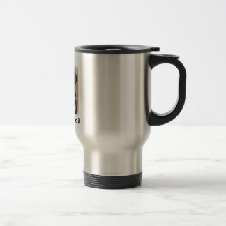 Mug De Voyage Baîllement de chiot de dobermann, somnolent,
