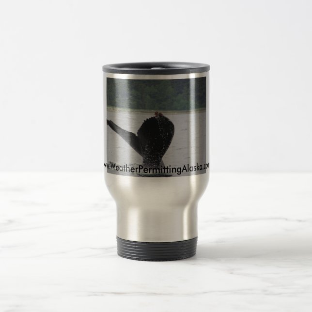Mug De Voyage Baleine d'une queue (Centre)