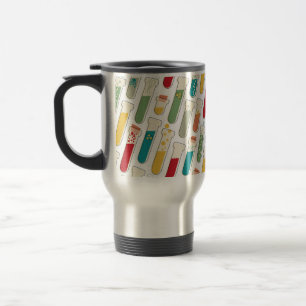 Mug De Voyage Bande de tube d'essai de chimie moderne du milieu