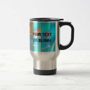 Mug De Voyage Bandes du coucher du soleil