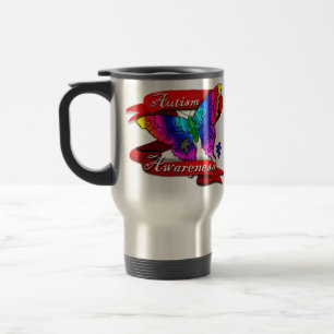 Mug De Voyage Bannière sensibilisation sur l'autisme