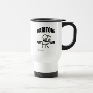 Mug De Voyage Baritone Jouer fille Voyage Mug