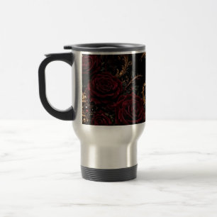 Mug De Voyage Baroque Paon Doré