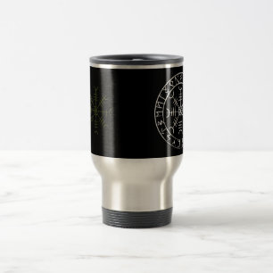 Mug De Voyage Barre des norses de crainte avec des runes