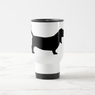 Mug De Voyage Basset Hound (noir)