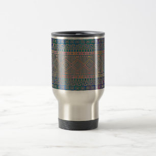 Mug De Voyage Beau motif géométrique aztèque coloré frais