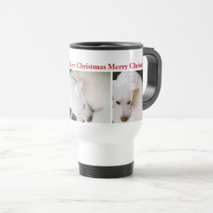 Mug De Voyage Beau Polar blanc Chien Chien Chien Noir