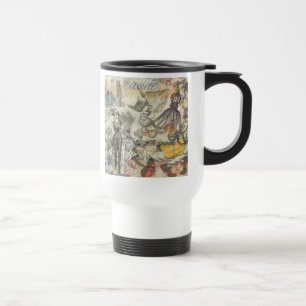 Mug De Voyage Beauté de bain victorienne Kraken Surréalisme Vint