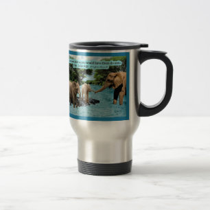 Mug De Voyage Belle Écriture Eléphante Luc 6:31