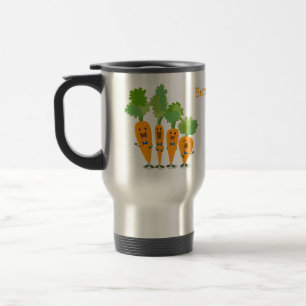 Mug De Voyage Belle illustration du quatuor de carottes à carott