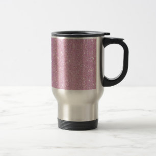 Mug De Voyage Belles parties scintillantes pourpres molles à la