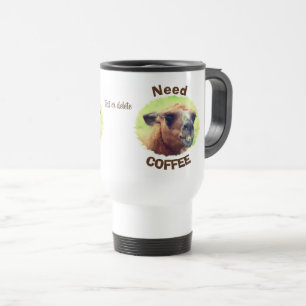 Mug De Voyage Besoin Humour café Llama personnalisée