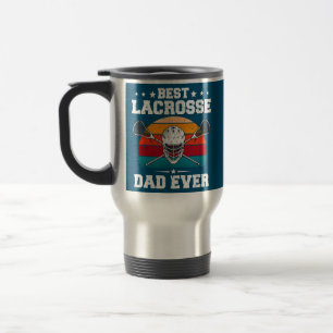 Mug De Voyage Best Lacrosse Papa Ever Ball Fête des pères Vintag