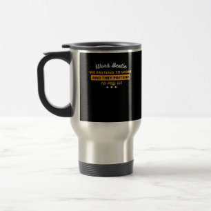 Mug De Voyage Bestie de travail Funny Coworker Citation classiqu