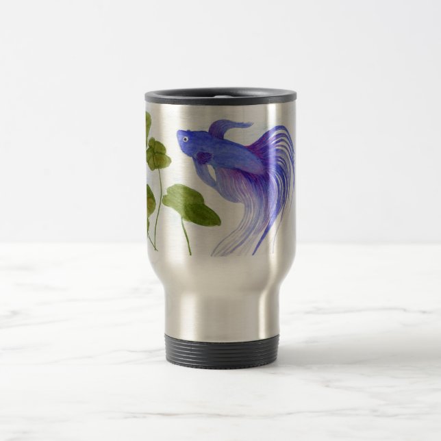 Mug De Voyage Bêta bleu (Centre)