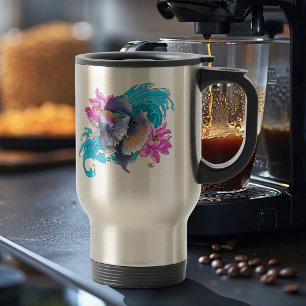 Mug De Voyage Betta Combattant Siamois