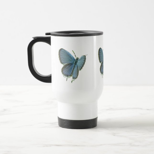 Mug De Voyage Beurre bleu à queue orientale (Gauche)
