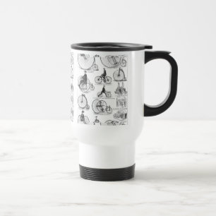Mug De Voyage Bicyclette à grande roue Penny Farthing