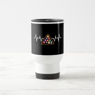 Mug De Voyage Billiard Ball Rack Hearbeat