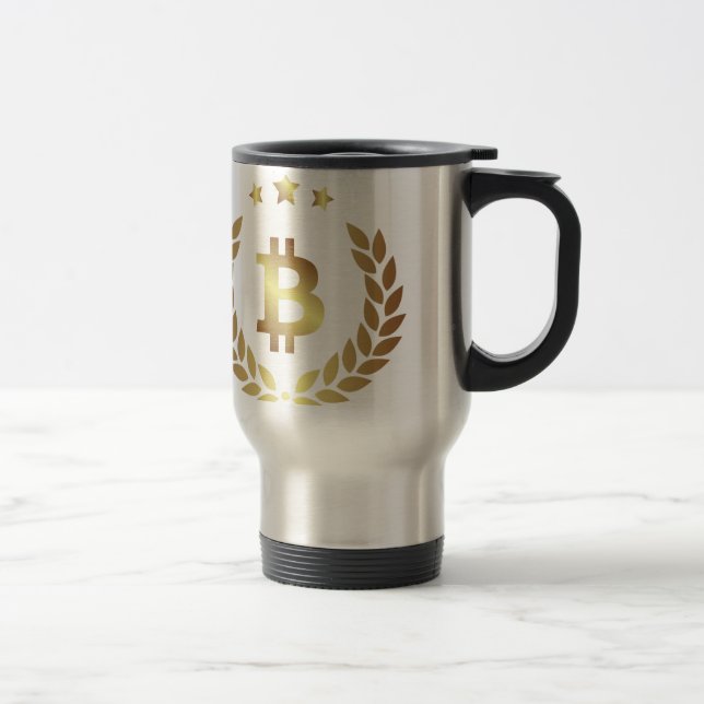 Mug De Voyage Bitcoin 12 (Droit)