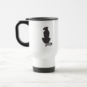 Mug De Voyage Black Cat Silhouette bang