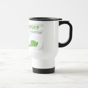 Mug De Voyage Blanca 01 Verde de Jarra de culte