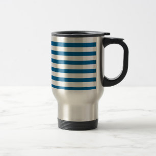 Mug De Voyage Bleu et blanc